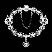 silver plated jewelry pulseras heart of darkness fall one direction joyas J4U66