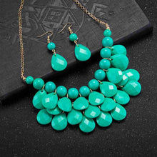 hot jewelry sets four fall pearl necklace earrings african jewelry set collier plastron femme hbs171 J4U66