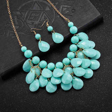 hot jewelry sets four fall pearl necklace earrings african jewelry set collier plastron femme hbs171 J4U66