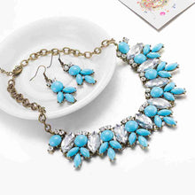 hot jewelry sets four fall pearl necklace earrings african jewelry set collier plastron femme hbs171 J4U66