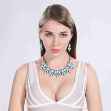 hot jewelry sets four fall pearl necklace earrings african jewelry set collier plastron femme hbs171 J4U66