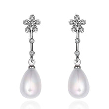 hot silver earings beads imitation pearl stud cufflinks bijoux hbe24 J4U66