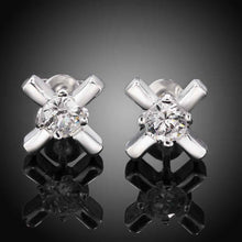 hot silver earrings for women crossfit stud cufflinks hbe271 J4U66