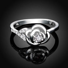 hot silver plated ring flowercore ring men floating charms hbr334 J4U66