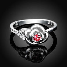hot silver plated ring flowercore ring men floating charms hbr334 J4U66
