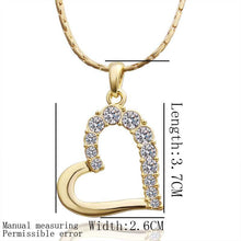 hot 18k gold plating necklaces pendants love rock beads collares mujer horloge J4U66