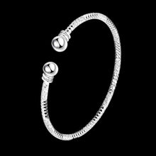 hot silvercoil men bracelet bijouterie smtb232 J4U66