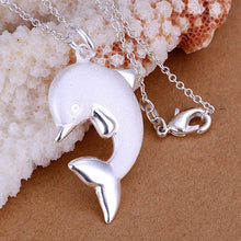 hot silver plated pendant frosted dolphins tenis masculino J4U66