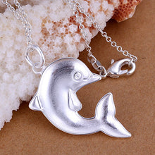 hot silver plated pendant frosted dolphins tenis masculino J4U66