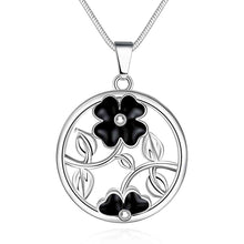 hot silver statement necklace round flowercollares jewelry display smtn77 J4U66