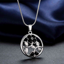 hot silver statement necklace round flowercollares jewelry display smtn77 J4U66