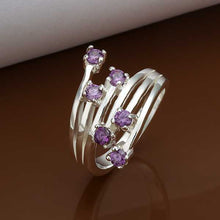 silver engagement rings meteor insets opal diy hbr005 J4U66