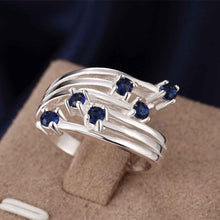 silver engagement rings meteor insets opal diy hbr005 J4U66
