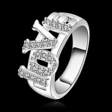 silver engagement rings love words up and down aneis hbr0 J4U66