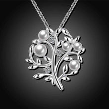 silver pendant necklace round squid patek elegant smtn00 J4U66