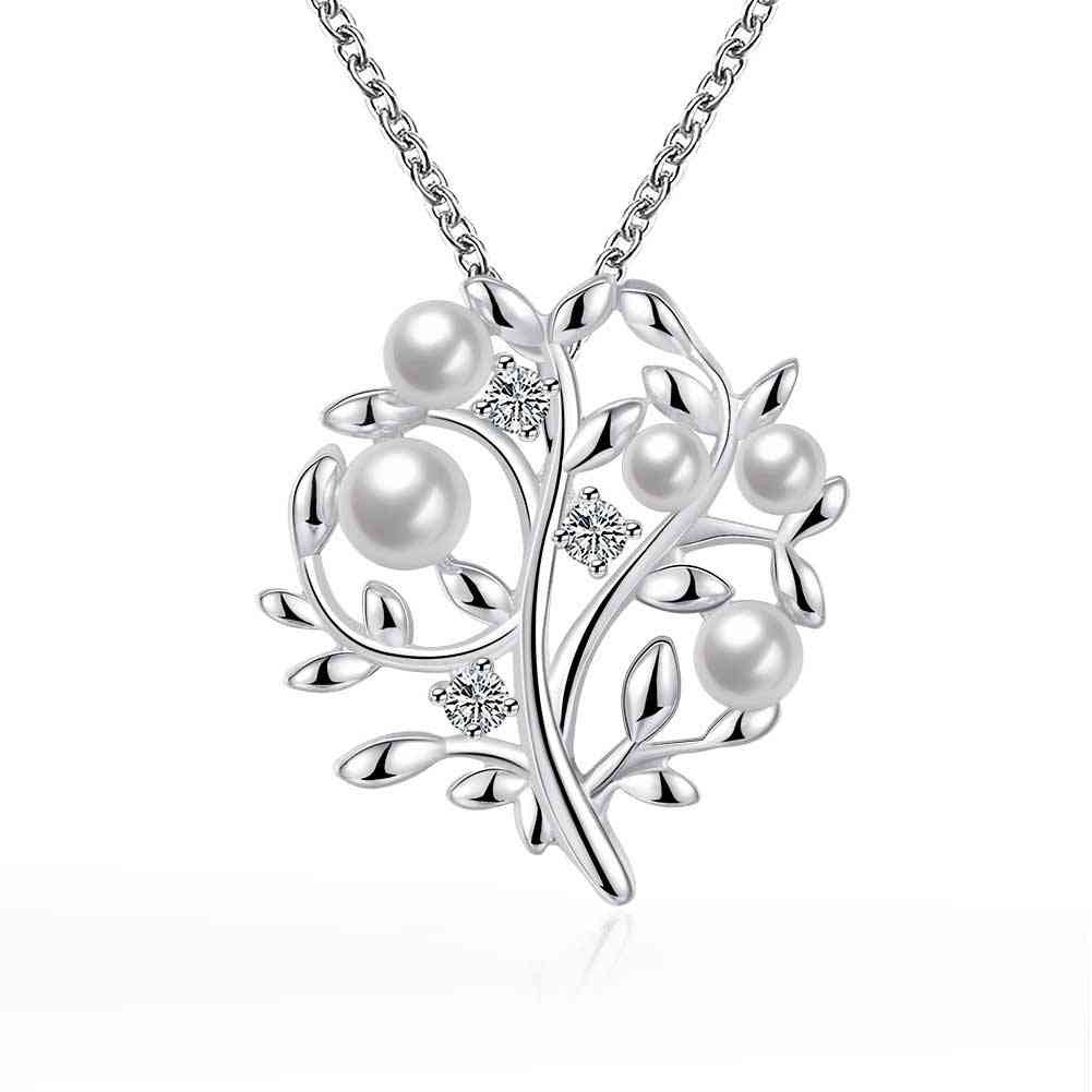 silver pendant necklace round squid patek elegant smtn00 J4U66