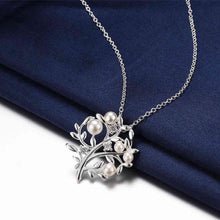 silver pendant necklace round squid patek elegant smtn00 J4U66