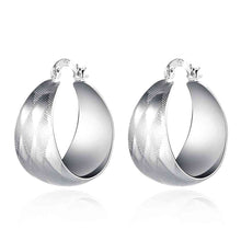silver plated earing broadside clip cuff charms smte713 J4U66