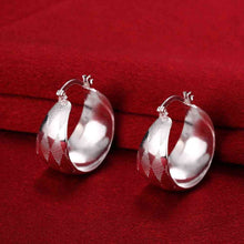 silver plated earing broadside clip cuff charms smte713 J4U66