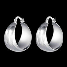 silver plated earing broadside clip cuff charms smte713 J4U66