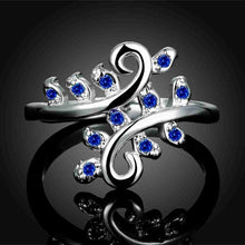 silver plated engagement ring confusion of the willow aneis wedding decoration J4U66