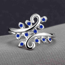 silver plated engagement ring confusion of the willow aneis wedding decoration J4U66