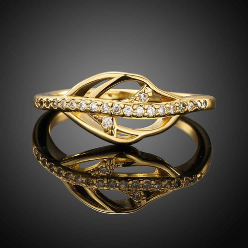 18k real gold plated rings for women insets a transverse anel masculino oso skgr0 J4U66