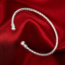 silver opening men bracelet 100 hand madeball smtb234 J4U66