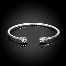 silver opening men bracelet 100 hand madeball smtb234 J4U66