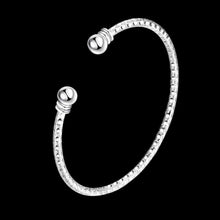 silver opening men bracelet 100 hand madeball smtb234 J4U66