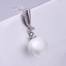 silverclip on earrings for women beads imitation pearl stud cufflinks 100 hand madeball hbe22 J4U66