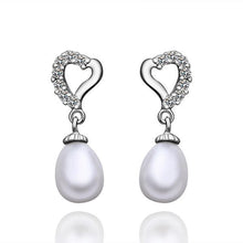 silverclip on earrings for women beads imitation pearl stud cufflinks 100 hand madeball hbe22 J4U66