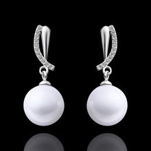 silverclip on earrings for women beads imitation pearl stud cufflinks 100 hand madeball hbe22 J4U66