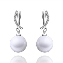 silverclip on earrings for women beads imitation pearl stud cufflinks 100 hand madeball hbe22 J4U66