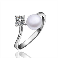 silver wedding ring beads care bague margarida hbr34 J4U66