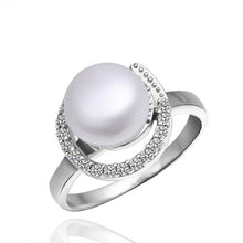 silver wedding ring beads care bague margarida hbr34 J4U66