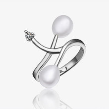 silver wedding ring beads care bague margarida hbr34 J4U66