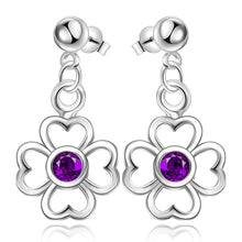 silver earing flower oorbellen prices in euros hbe35 J4U66