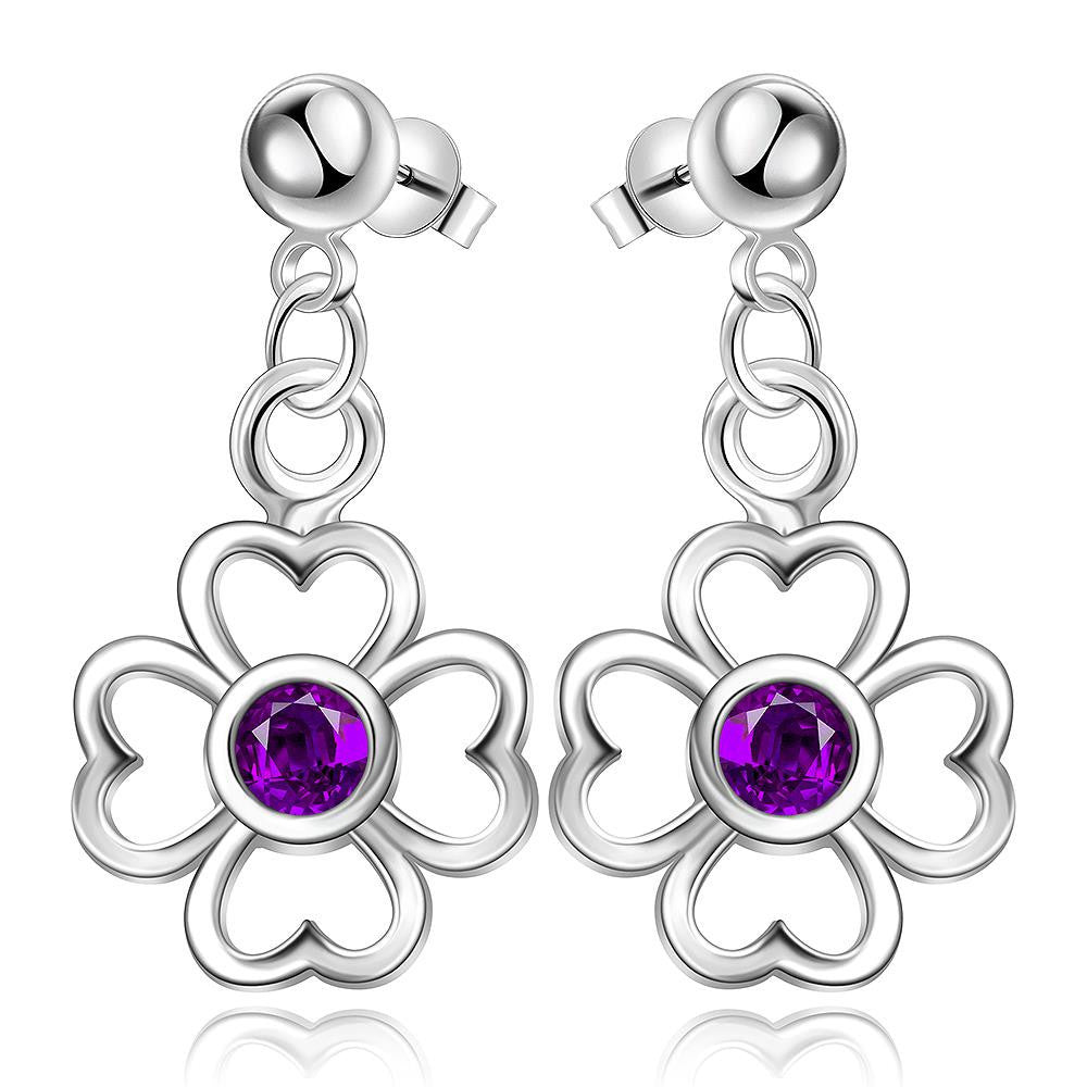 silver earing flower oorbellen prices in euros hbe35 J4U66