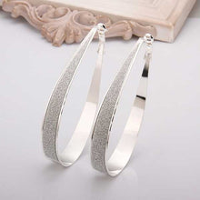 silver earing u hoop hoop earcuff love hbe201 J4U66