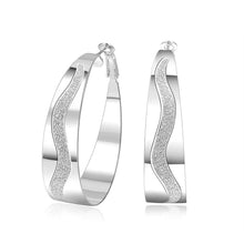 silver earing u hoop hoop earcuff love hbe201 J4U66