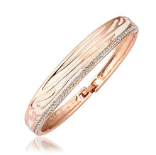 18k real gold plated friendship bangle irregular orbit women pulseras jewerly accessories hbz003 J4U66
