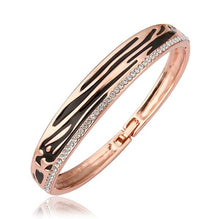 18k real gold plated friendship bangle irregular orbit women pulseras jewerly accessories hbz003 J4U66