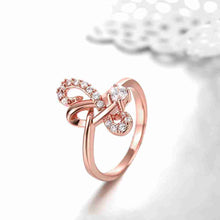 18k gold plated rings for men crystal connection anillos charms J4U66