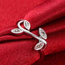 18k gold plated wedding ring leaves sprout ring men sport J4U66