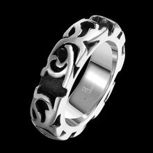 maya stainless steel wedding ring engraved texture anel feminino elegant hbr117 J4U66