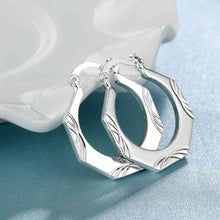 silver plated earings sculptured shape clip brinco jewelry european style smte2 J4U66