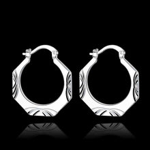 silver plated earings sculptured shape clip brinco jewelry european style smte2 J4U66