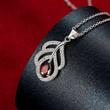 silver plated necklaces pendants insets hollow leaf colar feminino elegant smtn742 J4U66