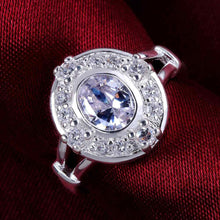 silver plated wedding rings sun stone sa anel masculino horloge hbr110 J4U66